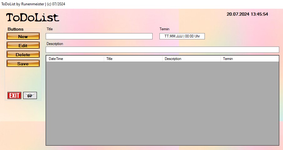 ToDoList V.1.0